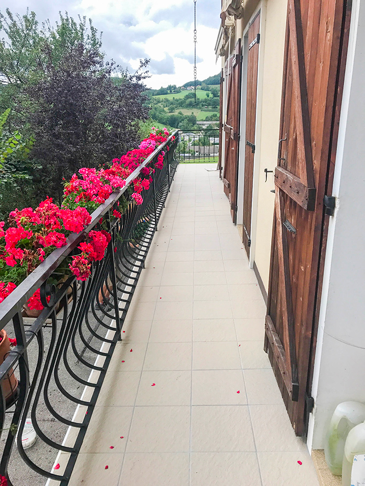 Réalisation d'un balcon en carrelage à Annecy